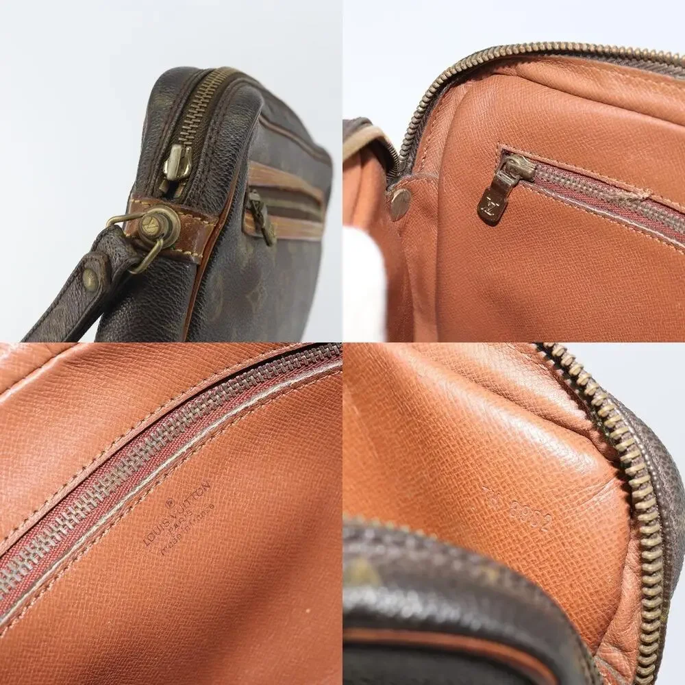 Louis Vuitton Monogram Marly Dragonne GM Clutch Bag Brown